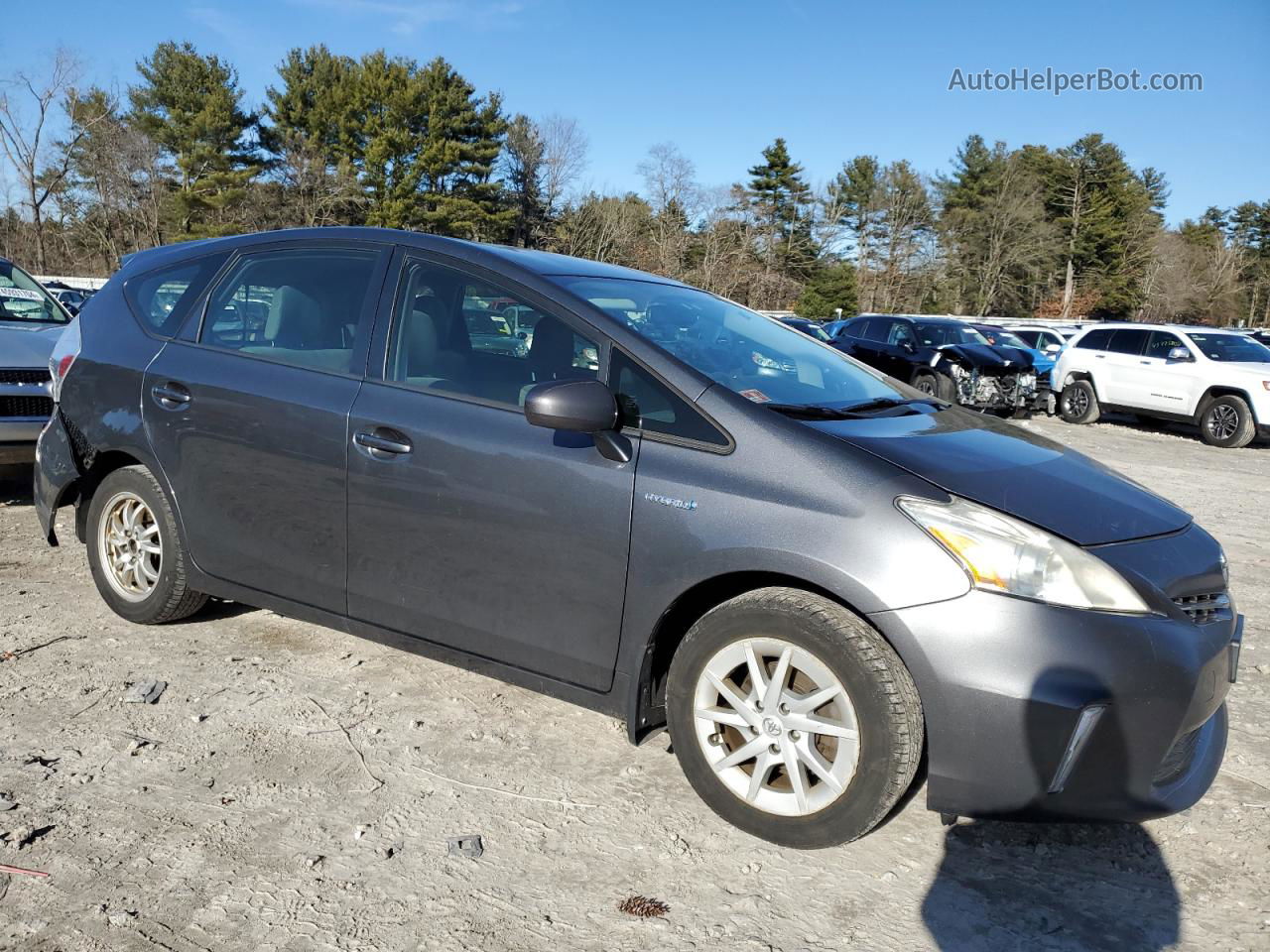 2012 Toyota Prius V  Gray vin: JTDZN3EU0C3104612