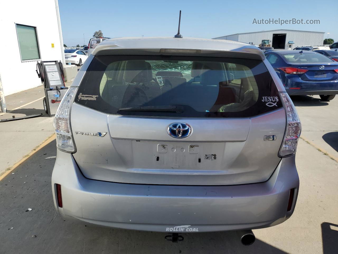 2012 Toyota Prius V  Silver vin: JTDZN3EU0C3130210