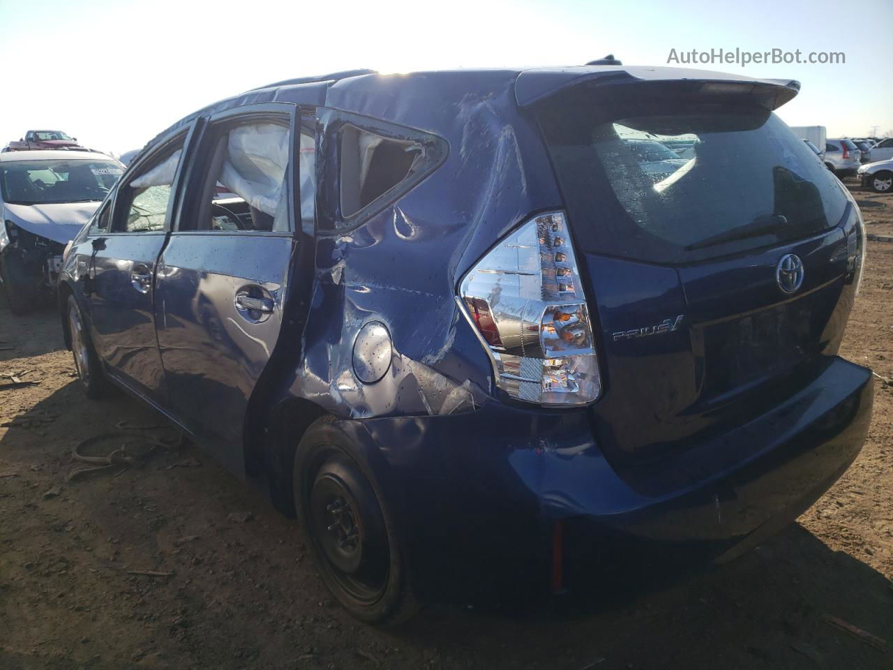 2012 Toyota Prius V  Blue vin: JTDZN3EU0C3135360