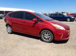 2012 Toyota Prius V  Red vin: JTDZN3EU0C3145872