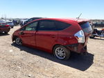 2012 Toyota Prius V  Красный vin: JTDZN3EU0C3145872