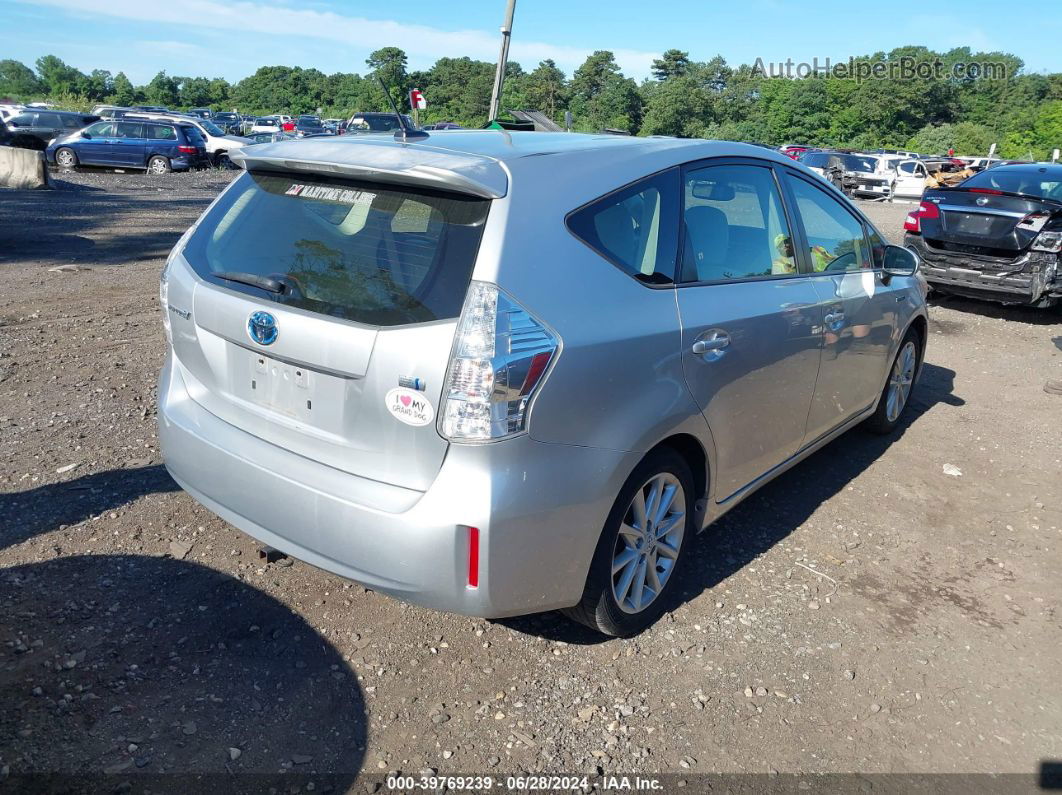 2012 Toyota Prius V Five Silver vin: JTDZN3EU0C3145967