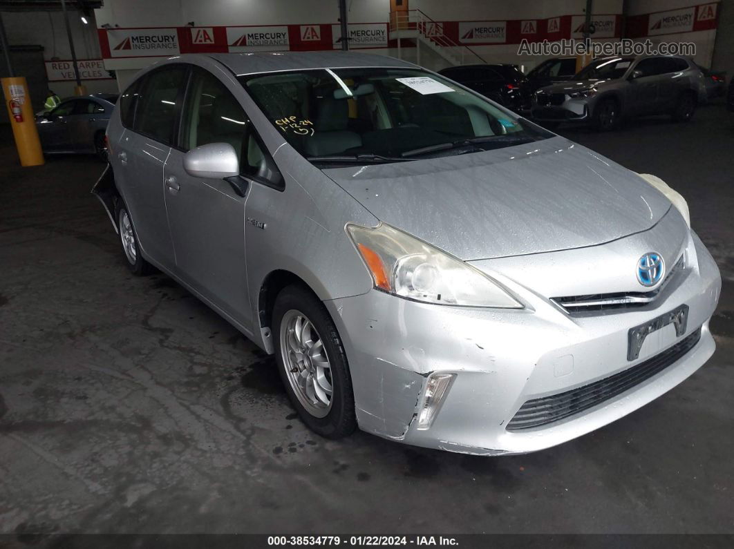 2012 Toyota Prius V Three Серебряный vin: JTDZN3EU0C3166673