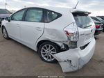 2012 Toyota Prius V Five White vin: JTDZN3EU0C3170304