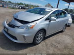 2012 Toyota Prius V Three Silver vin: JTDZN3EU0C3172912