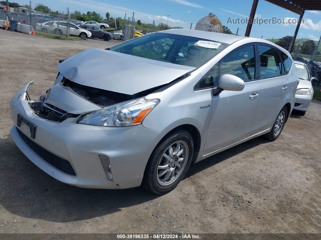 2012 Toyota Prius V Three Серебряный vin: JTDZN3EU0C3172912