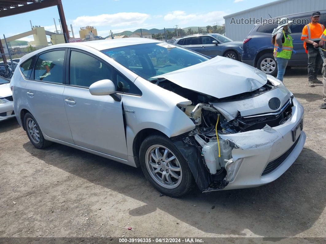 2012 Toyota Prius V Three Silver vin: JTDZN3EU0C3172912