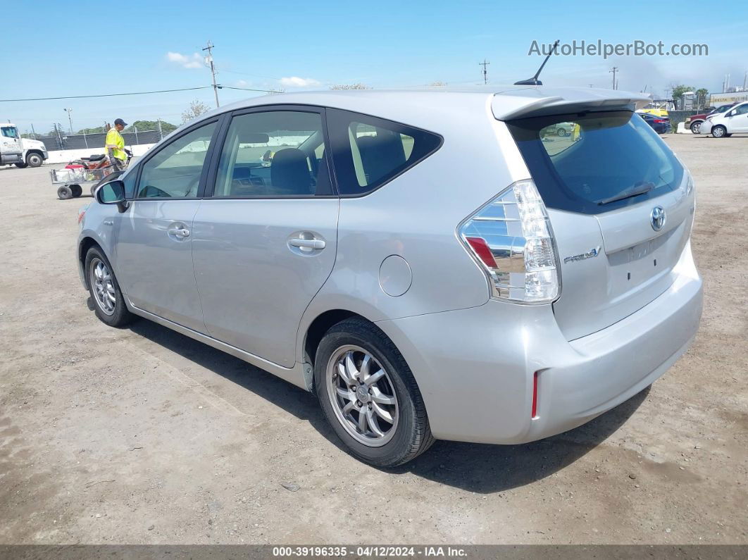 2012 Toyota Prius V Three Silver vin: JTDZN3EU0C3172912