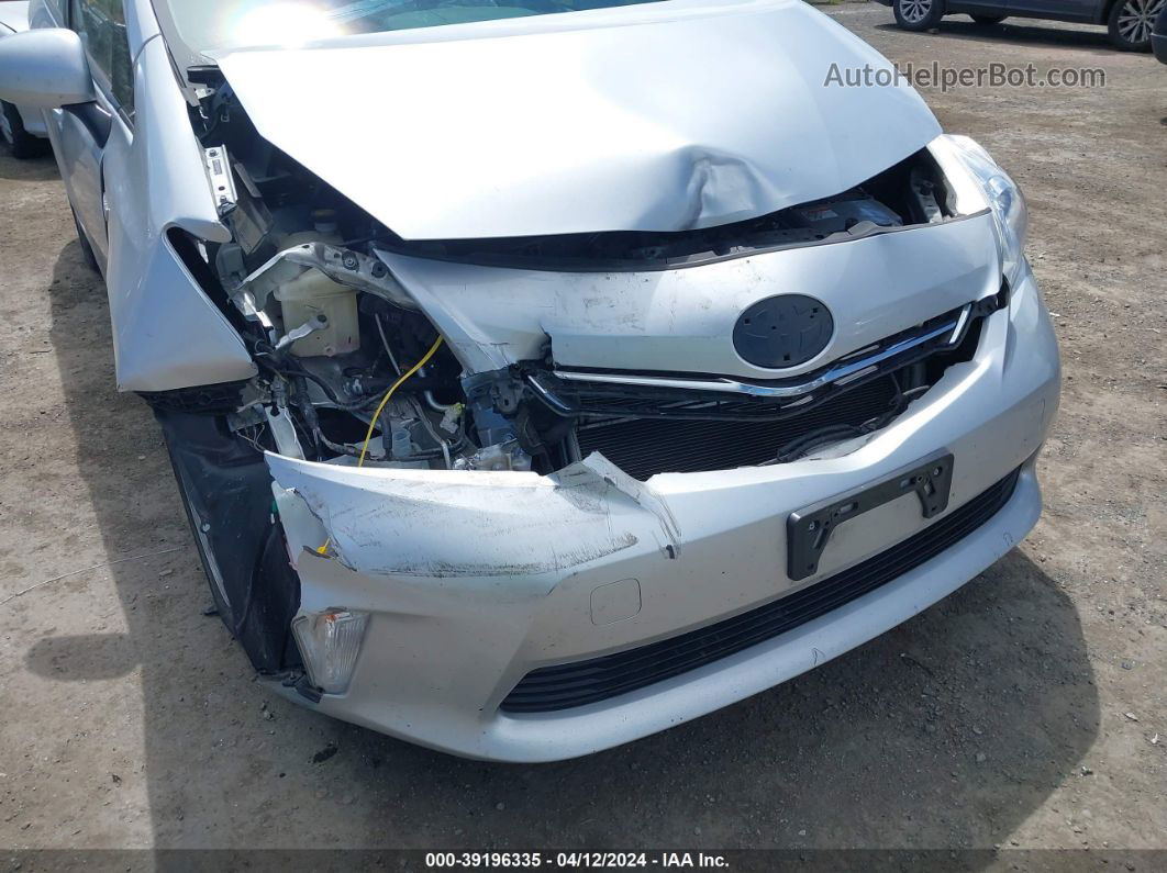 2012 Toyota Prius V Three Серебряный vin: JTDZN3EU0C3172912