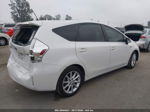 2012 Toyota Prius V Five White vin: JTDZN3EU0C3173686