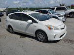 2013 Toyota Prius V  Белый vin: JTDZN3EU0D3192918