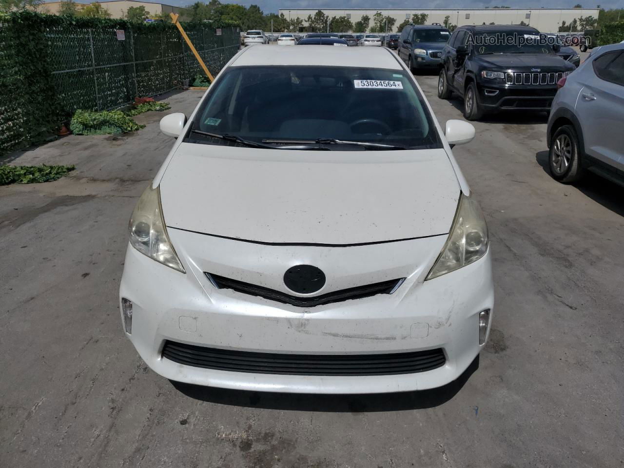 2013 Toyota Prius V  Белый vin: JTDZN3EU0D3192918