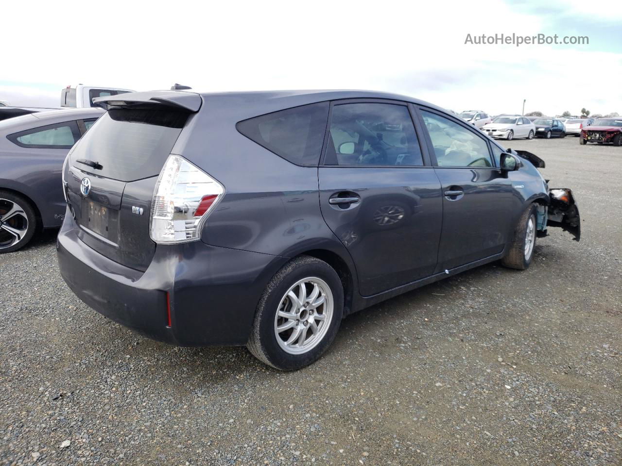 2014 Toyota Prius V  Gray vin: JTDZN3EU0E3318406