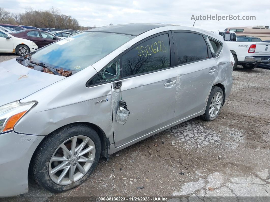 2012 Toyota Prius V Five Silver vin: JTDZN3EU1C3013431