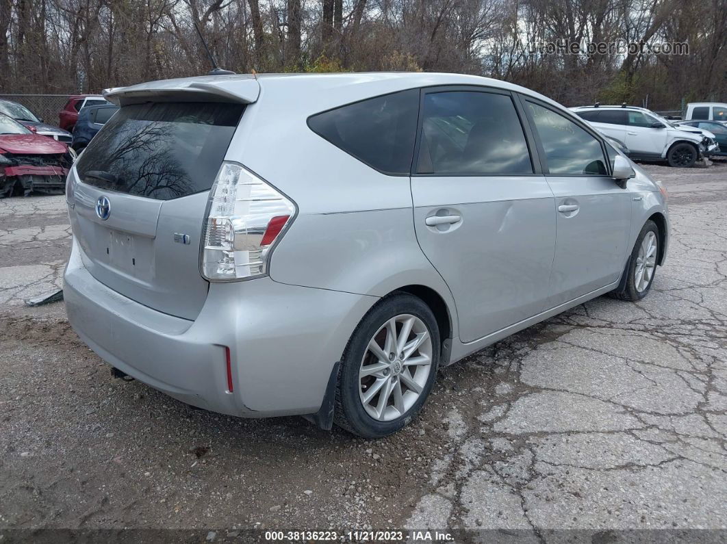 2012 Toyota Prius V Five Silver vin: JTDZN3EU1C3013431