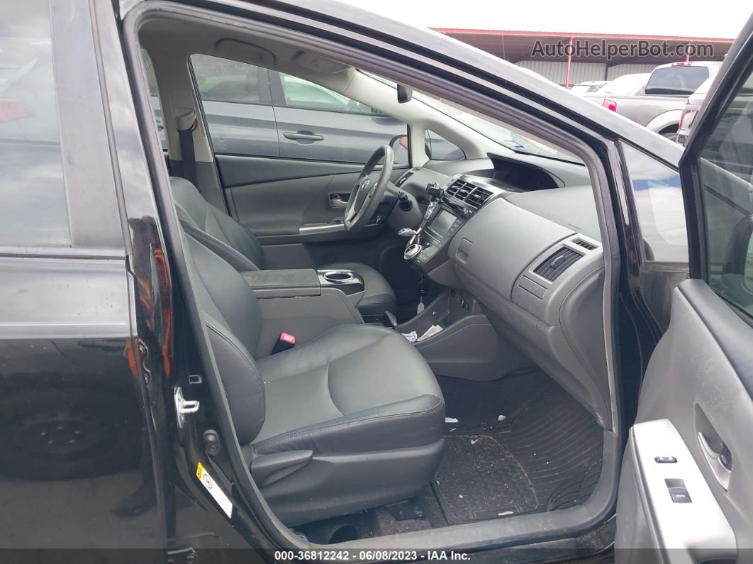 2012 Toyota Prius V Two/three/five Черный vin: JTDZN3EU1C3021318