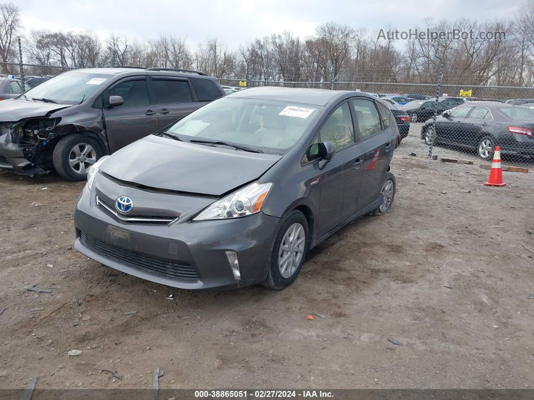 2012 Toyota Prius V Three Серый vin: JTDZN3EU1C3089795