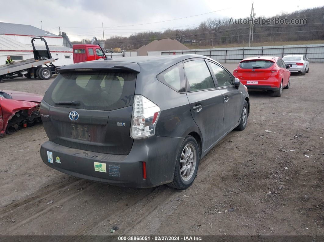 2012 Toyota Prius V Three Gray vin: JTDZN3EU1C3089795