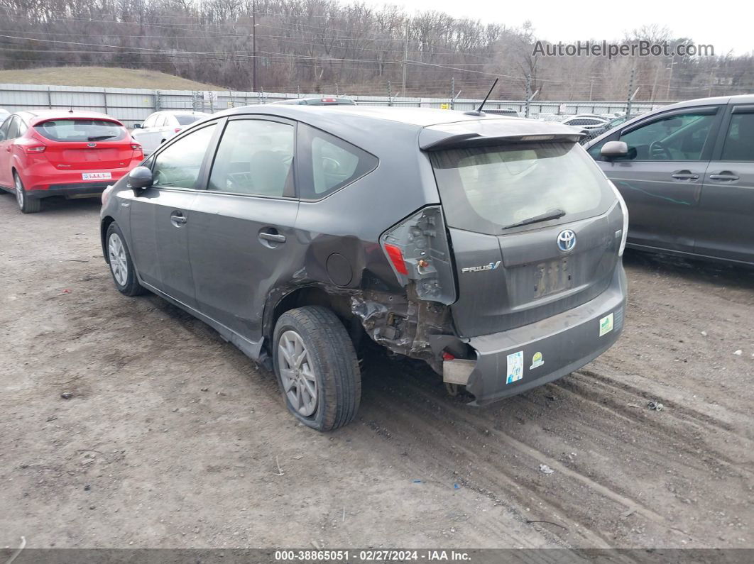 2012 Toyota Prius V Three Gray vin: JTDZN3EU1C3089795