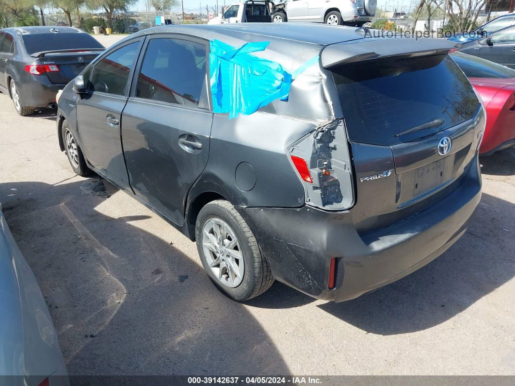 2012 Toyota Prius V Two Gray vin: JTDZN3EU1C3107387