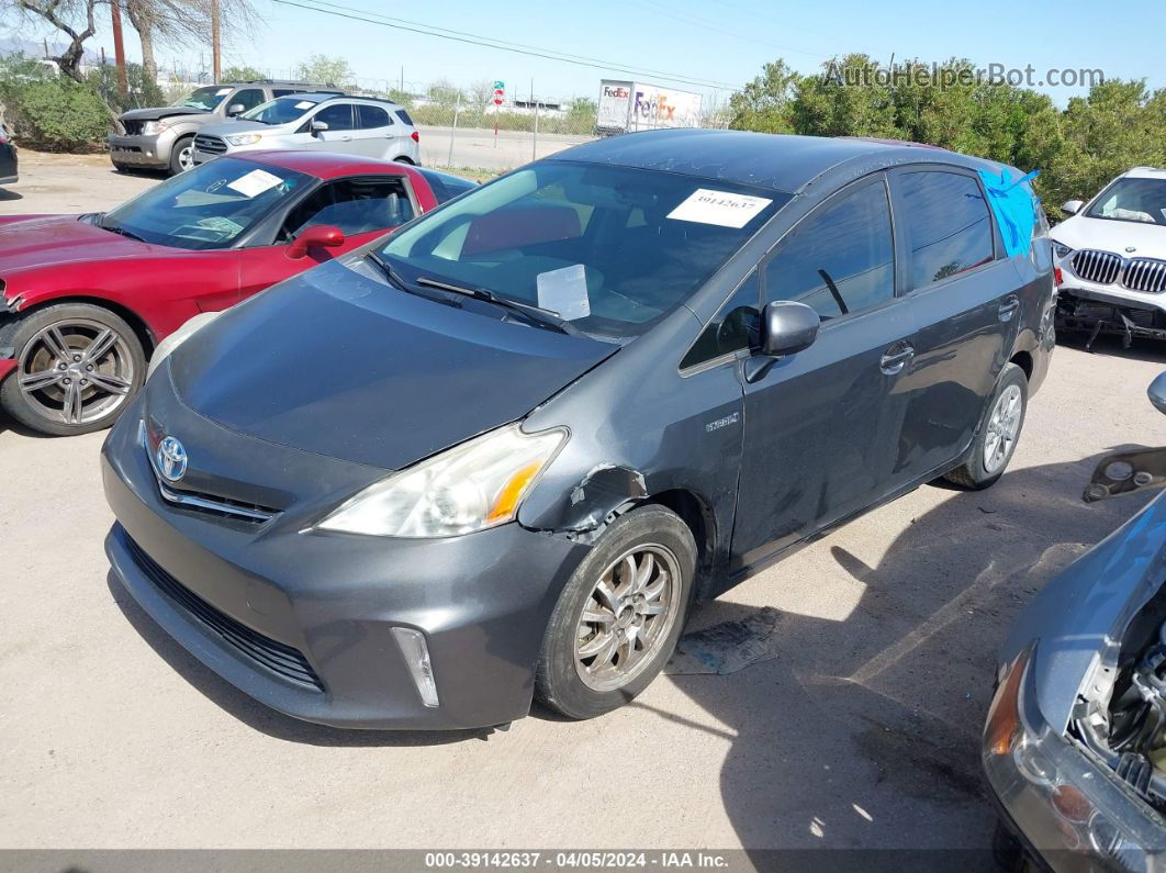 2012 Toyota Prius V Two Gray vin: JTDZN3EU1C3107387