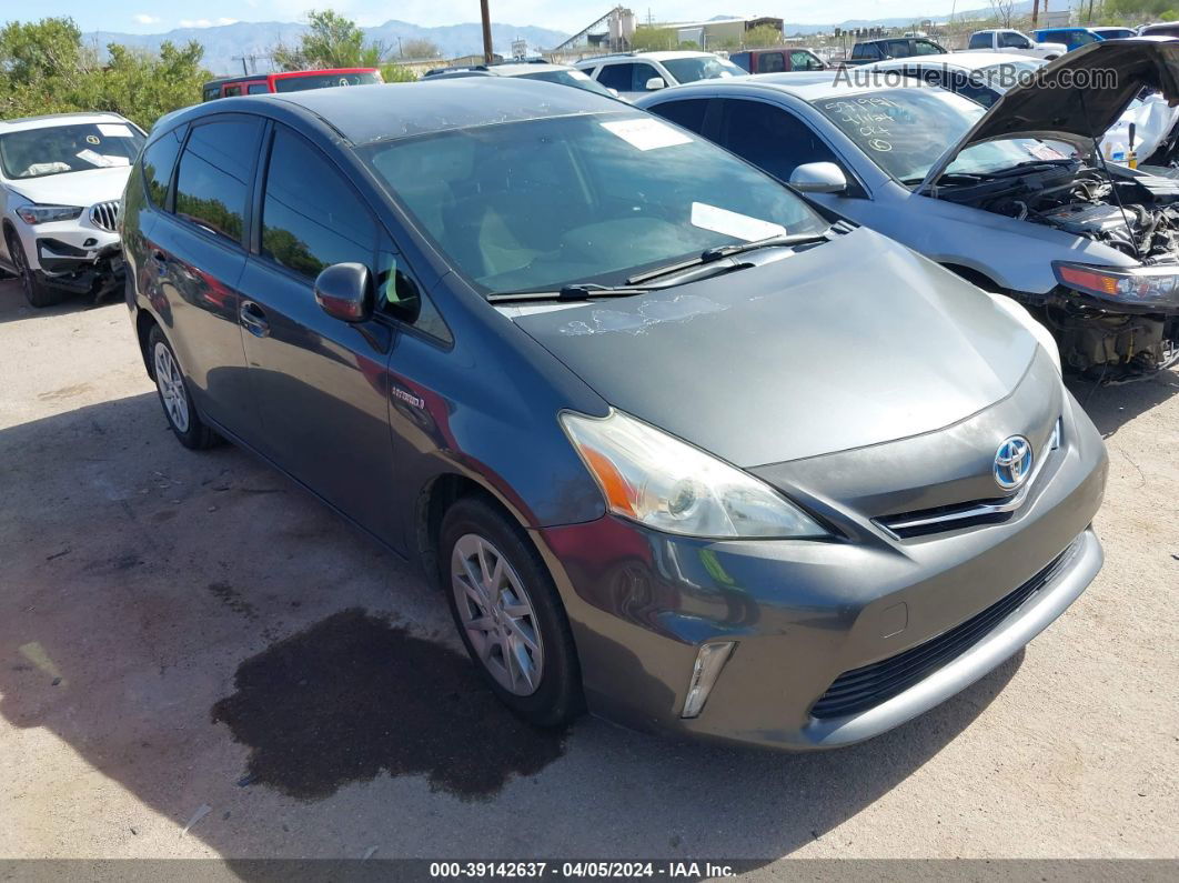 2012 Toyota Prius V Two Gray vin: JTDZN3EU1C3107387