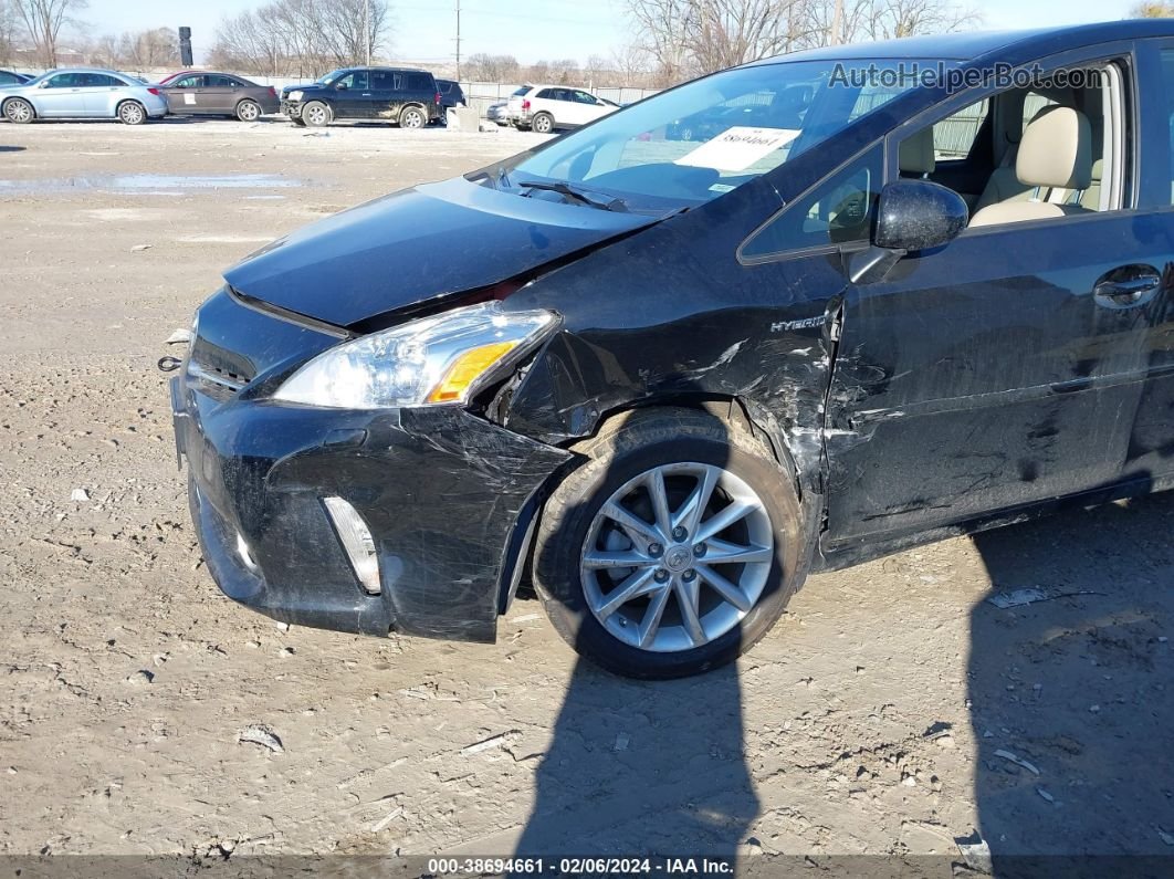 2012 Toyota Prius V Five Black vin: JTDZN3EU1C3139532