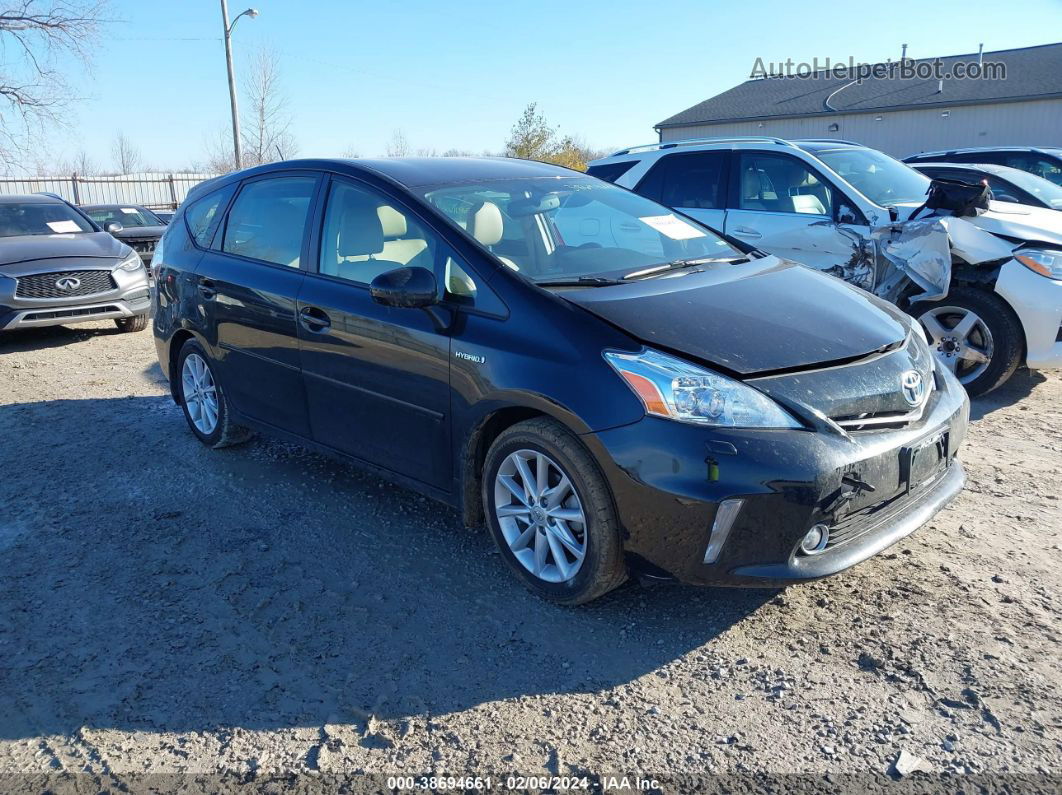 2012 Toyota Prius V Five Black vin: JTDZN3EU1C3139532