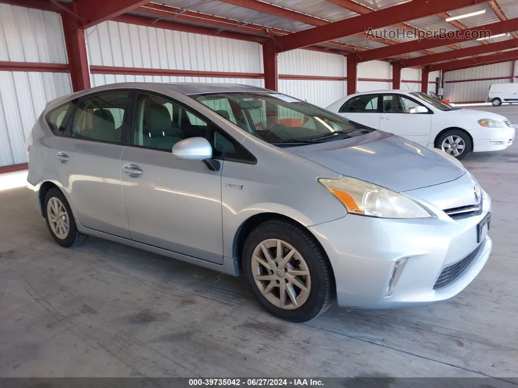 2012 Toyota Prius V Three Light Blue vin: JTDZN3EU1C3174409