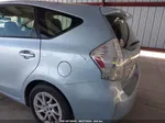 2012 Toyota Prius V Three Light Blue vin: JTDZN3EU1C3174409