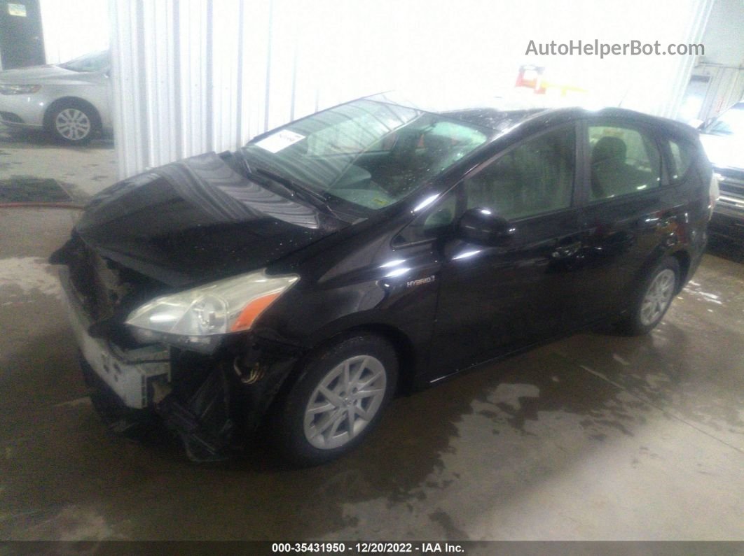 2012 Toyota Prius V Three Black vin: JTDZN3EU6C3026840