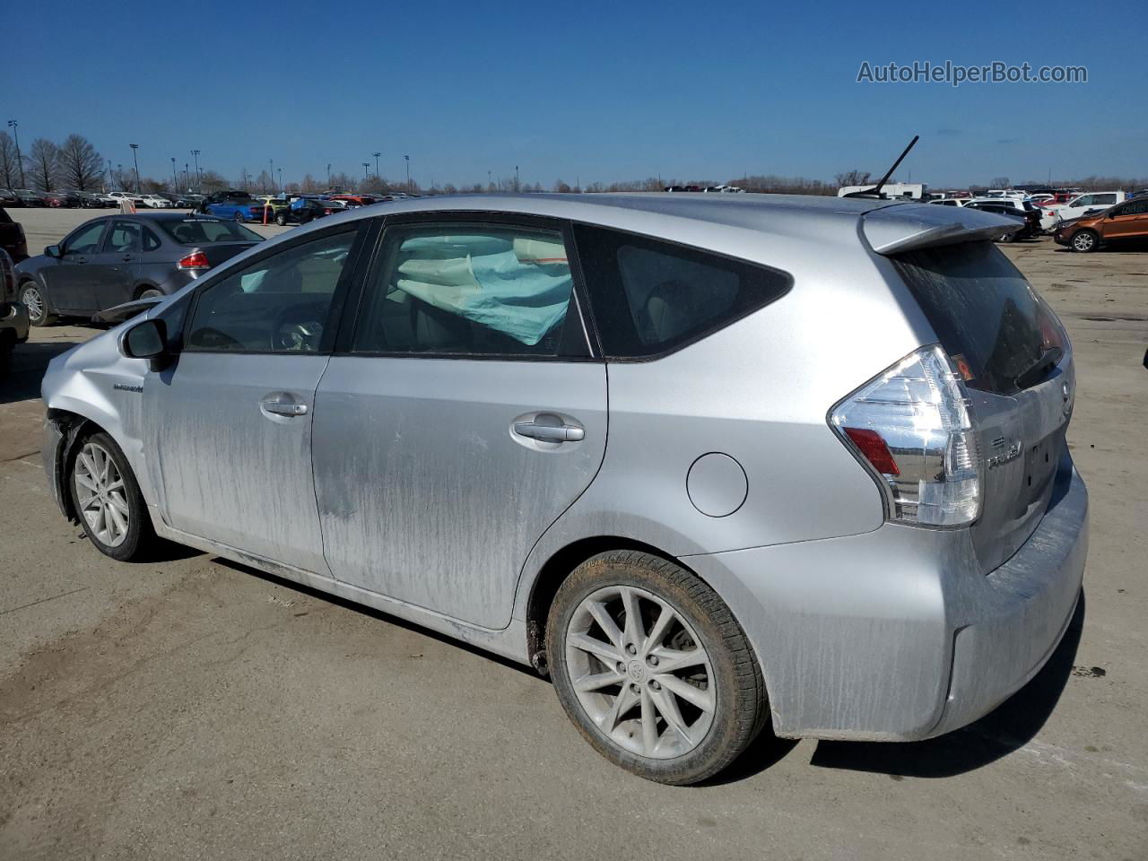 2013 Toyota Prius V  Silver vin: JTDZN3EU1D3238434