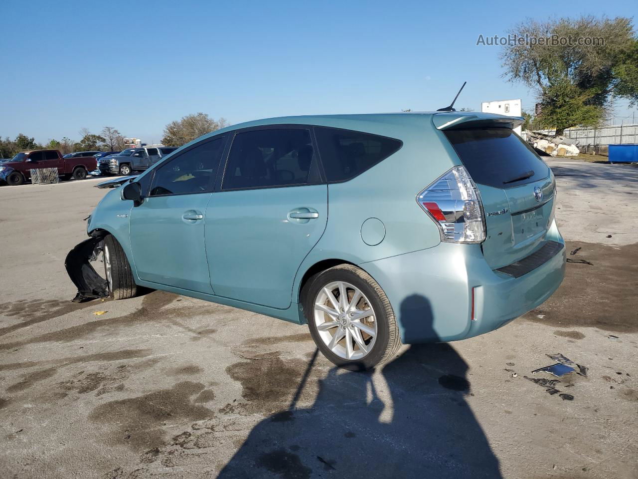 2013 Toyota Prius V  Синий vin: JTDZN3EU1D3271224