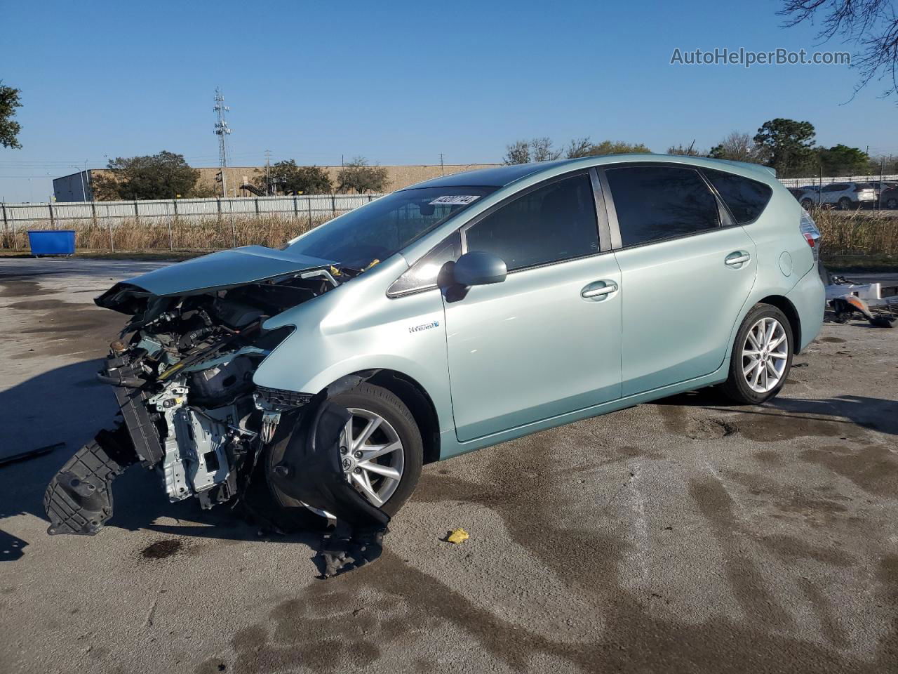 2013 Toyota Prius V  Синий vin: JTDZN3EU1D3271224