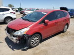 2014 Toyota Prius V  Red vin: JTDZN3EU1E3295962