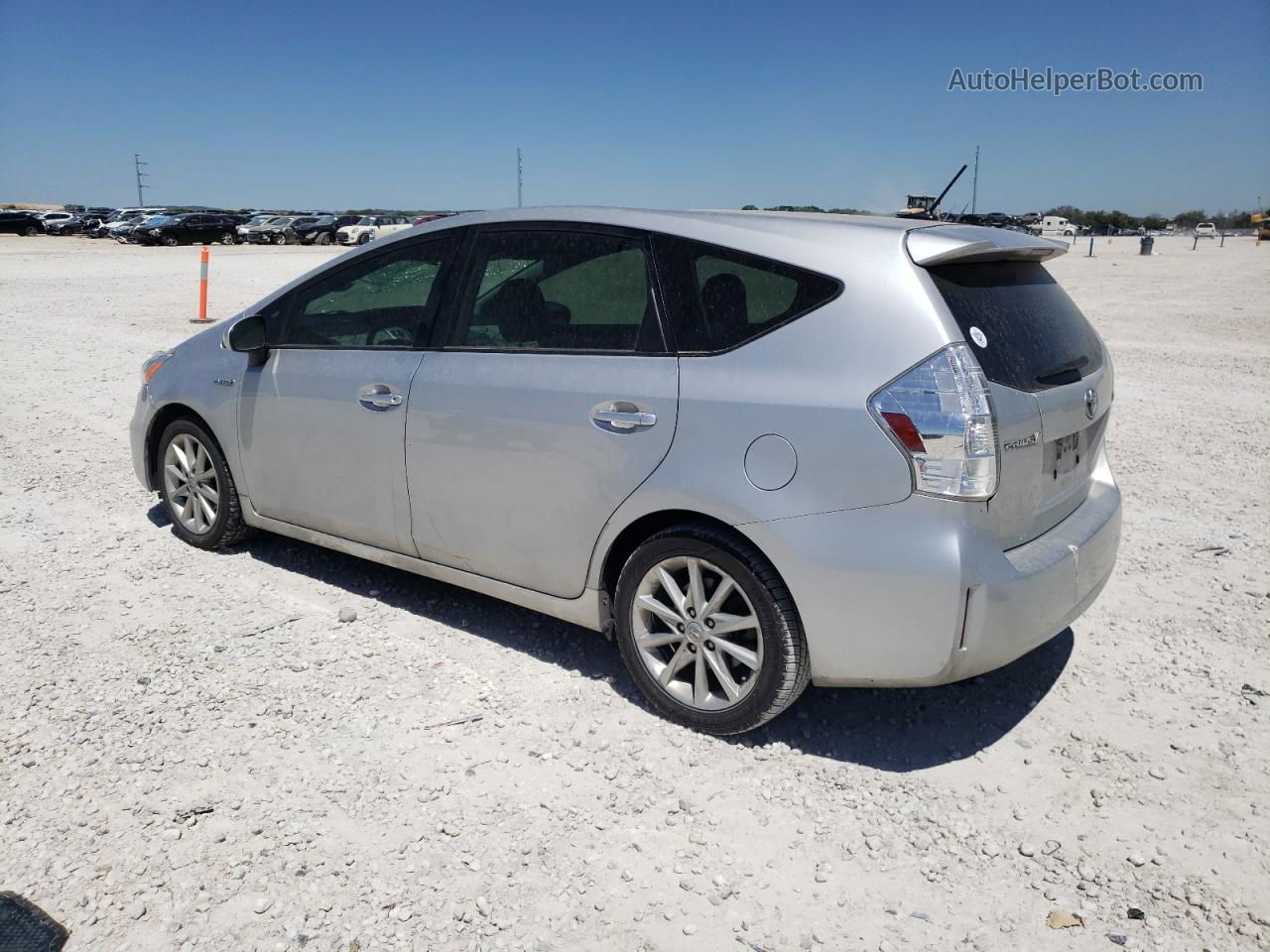 2014 Toyota Prius V  Silver vin: JTDZN3EU1EJ010284