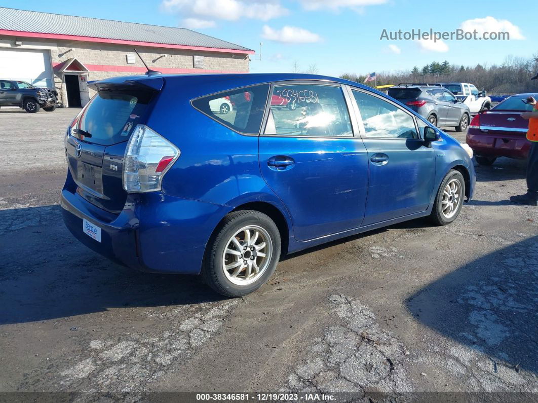 2012 Toyota Prius V Three Синий vin: JTDZN3EU2C3023434