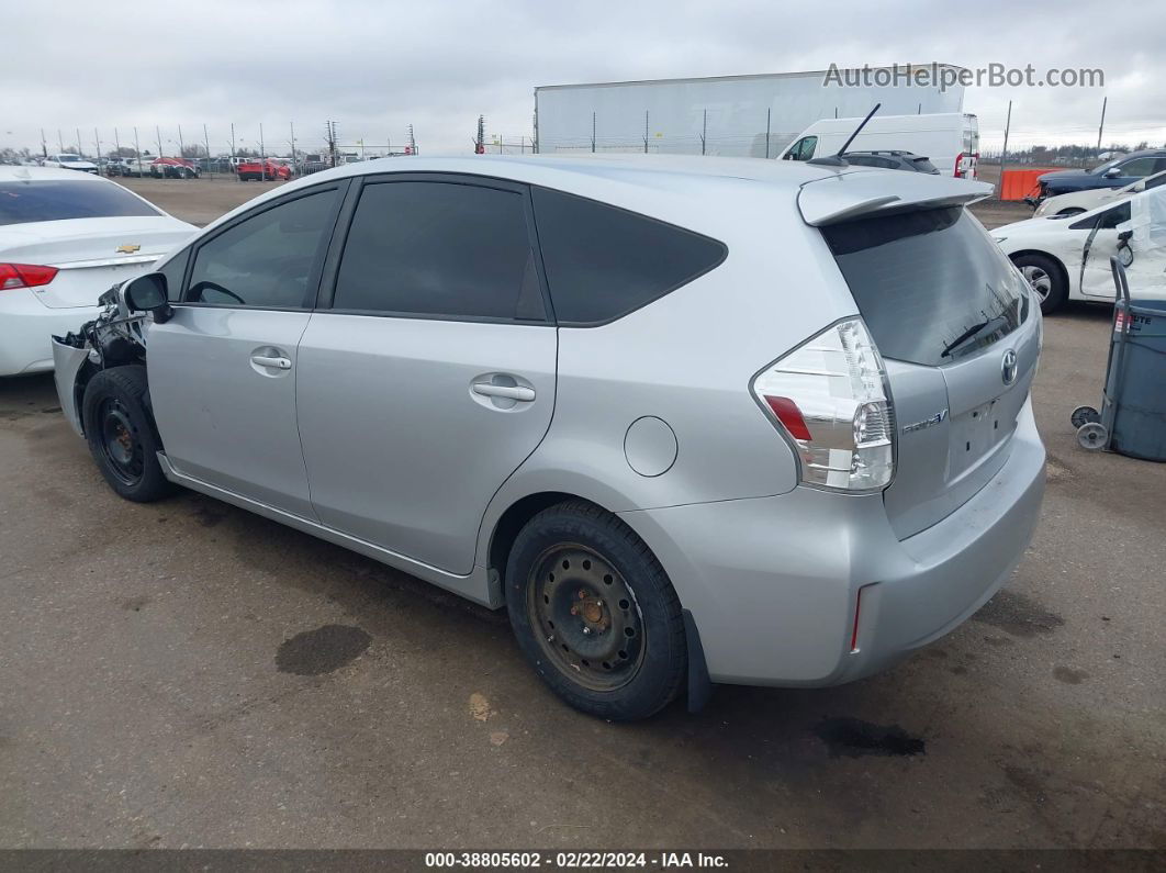 2012 Toyota Prius V Three Silver vin: JTDZN3EU2C3028276