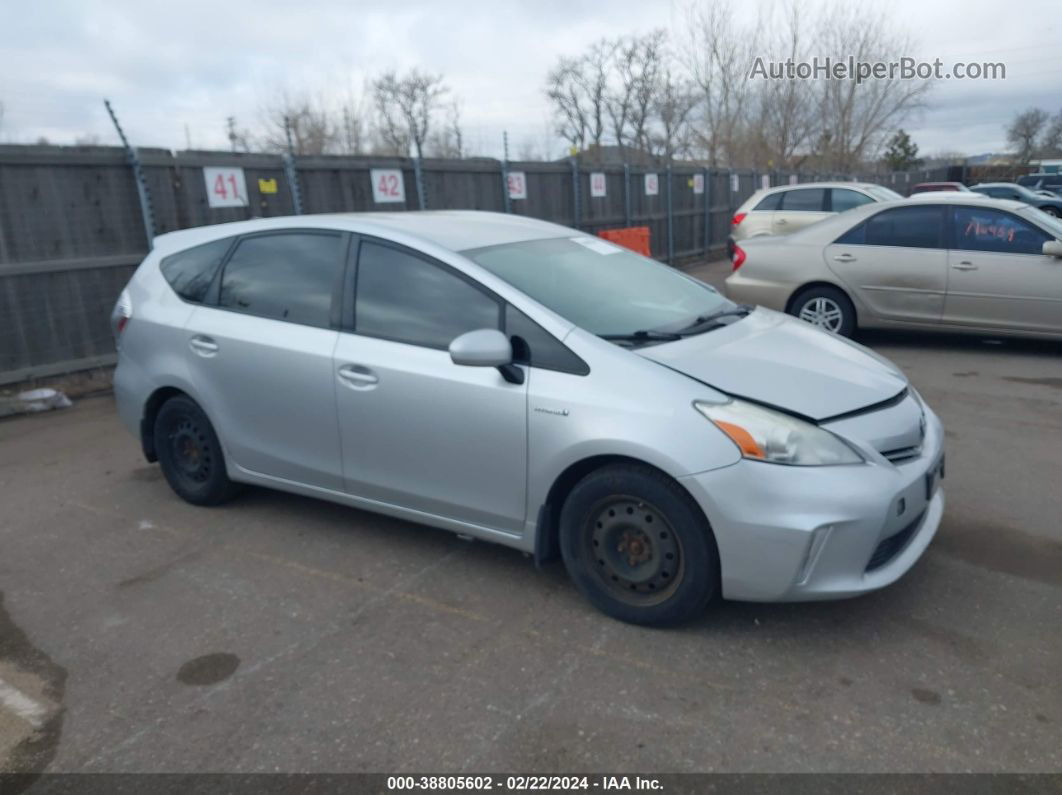 2012 Toyota Prius V Three Silver vin: JTDZN3EU2C3028276