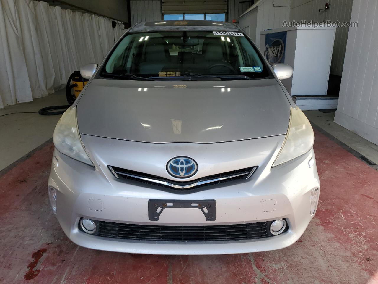 2012 Toyota Prius V  Silver vin: JTDZN3EU2C3028410