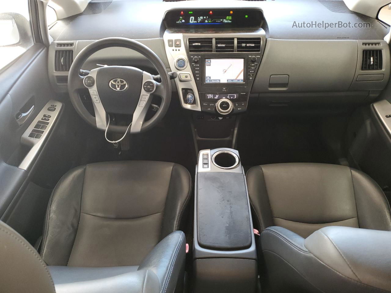 2012 Toyota Prius V  Silver vin: JTDZN3EU2C3028410