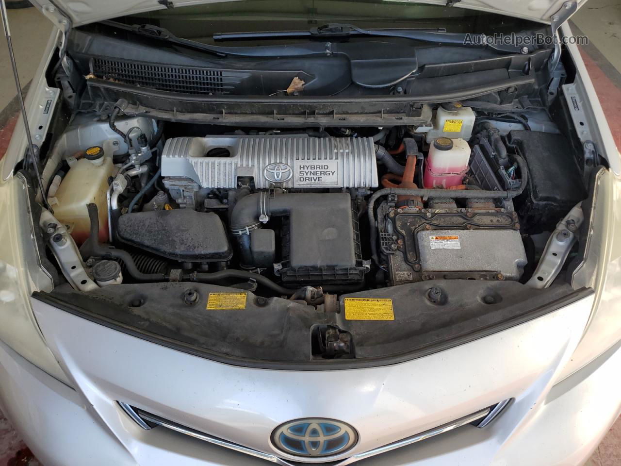 2012 Toyota Prius V  Silver vin: JTDZN3EU2C3028410