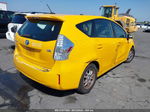 2012 Toyota Prius V Three Yellow vin: JTDZN3EU2C3035874