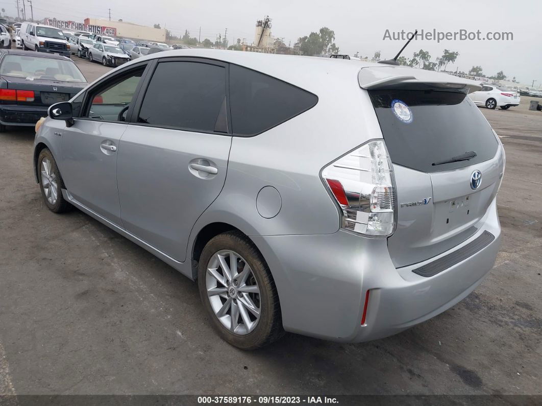 2012 Toyota Prius V Five Серебряный vin: JTDZN3EU2C3040184