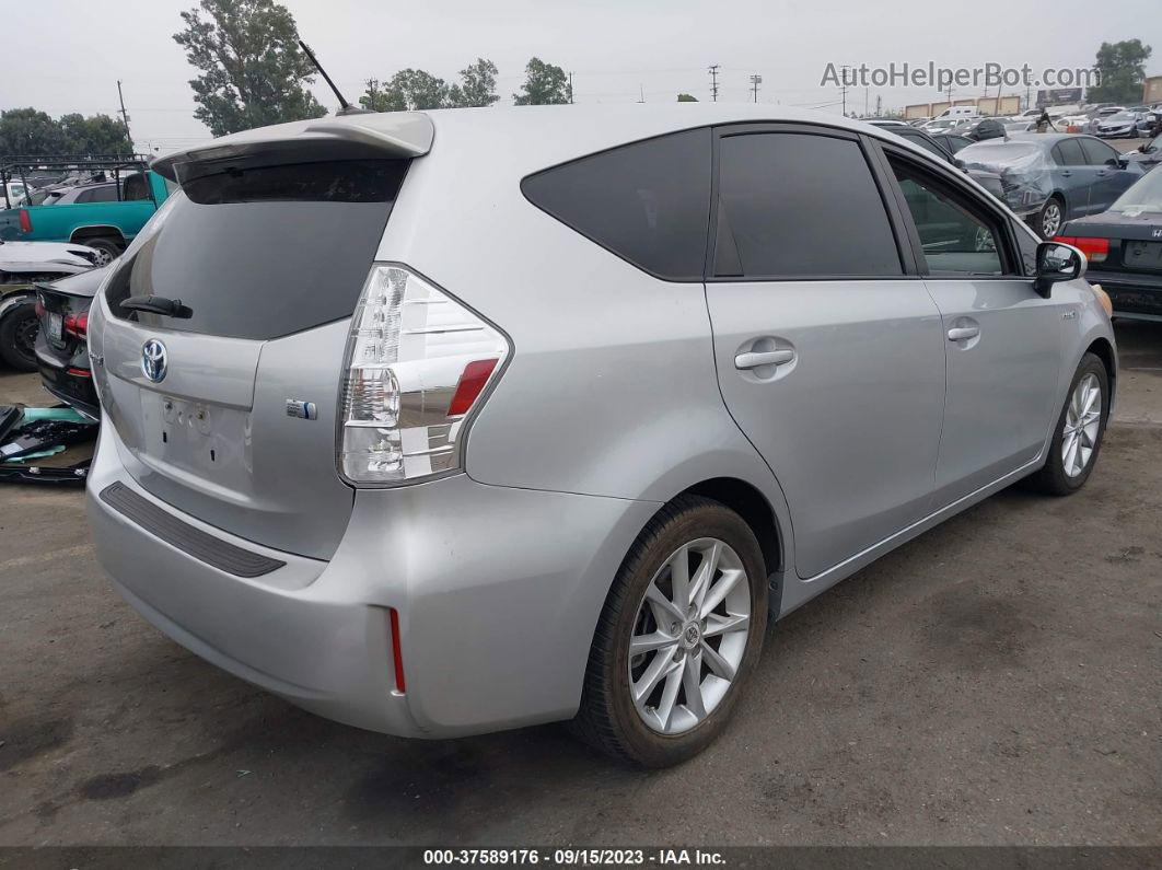 2012 Toyota Prius V Five Silver vin: JTDZN3EU2C3040184