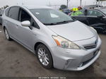 2012 Toyota Prius V Five Silver vin: JTDZN3EU2C3040184