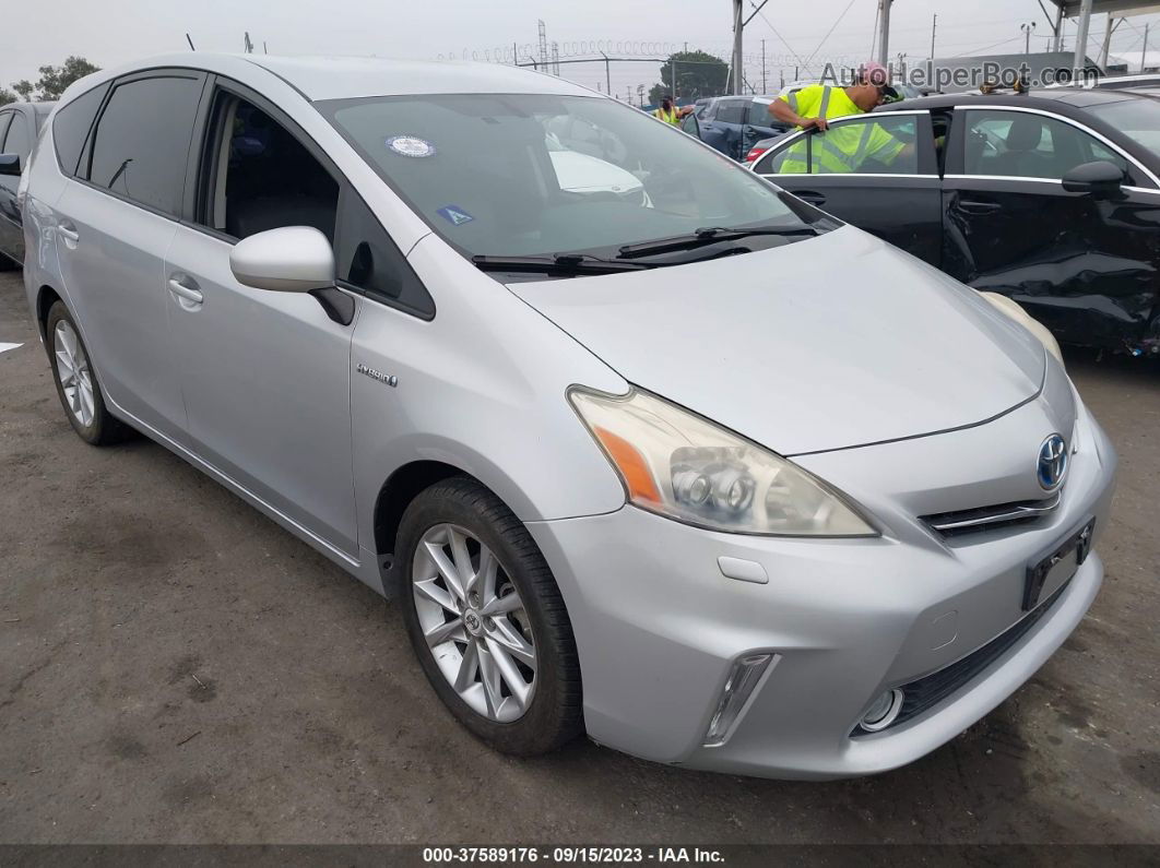 2012 Toyota Prius V Five Серебряный vin: JTDZN3EU2C3040184