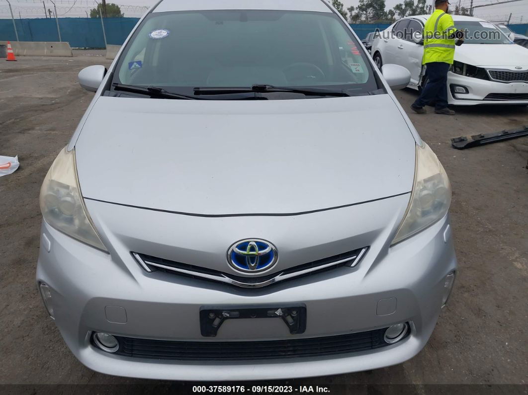 2012 Toyota Prius V Five Серебряный vin: JTDZN3EU2C3040184