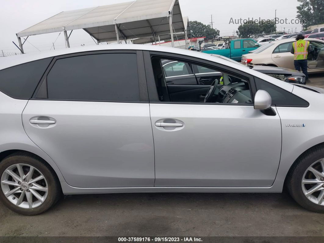 2012 Toyota Prius V Five Серебряный vin: JTDZN3EU2C3040184