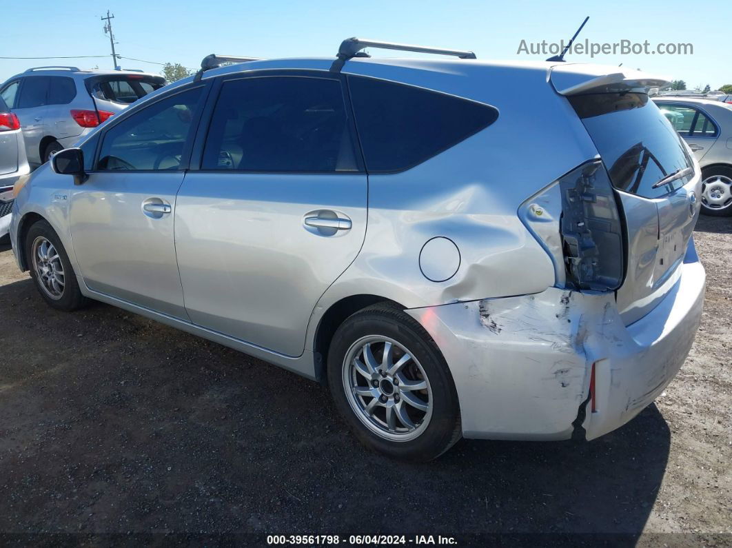 2012 Toyota Prius V Two Серебряный vin: JTDZN3EU2C3094892